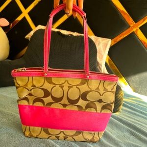 Authentic Coach Tote Bag Shoulder Bag